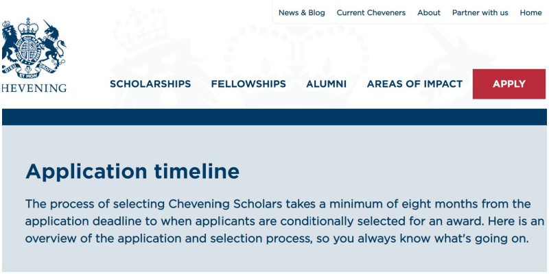 what are the 4 essay questions for chevening scholarship